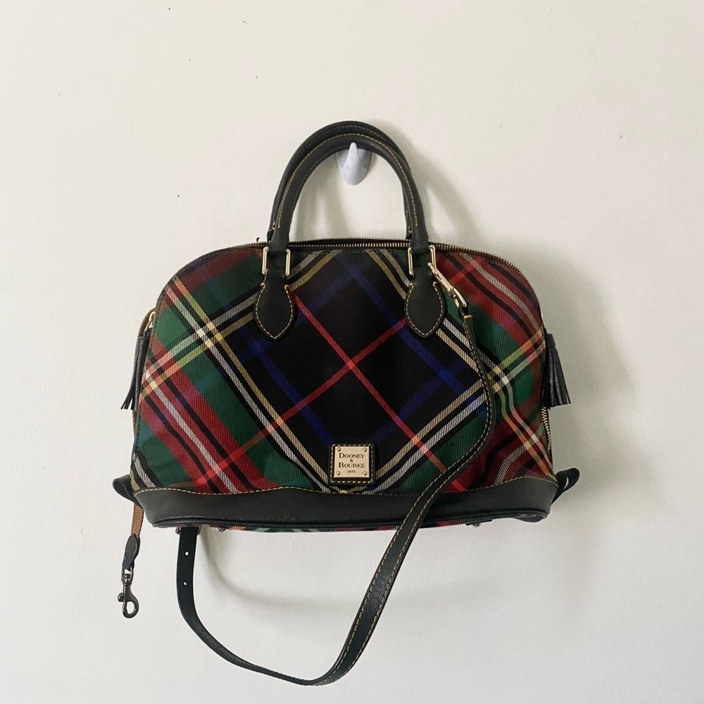Dooney & Bourke Plaid Satchel